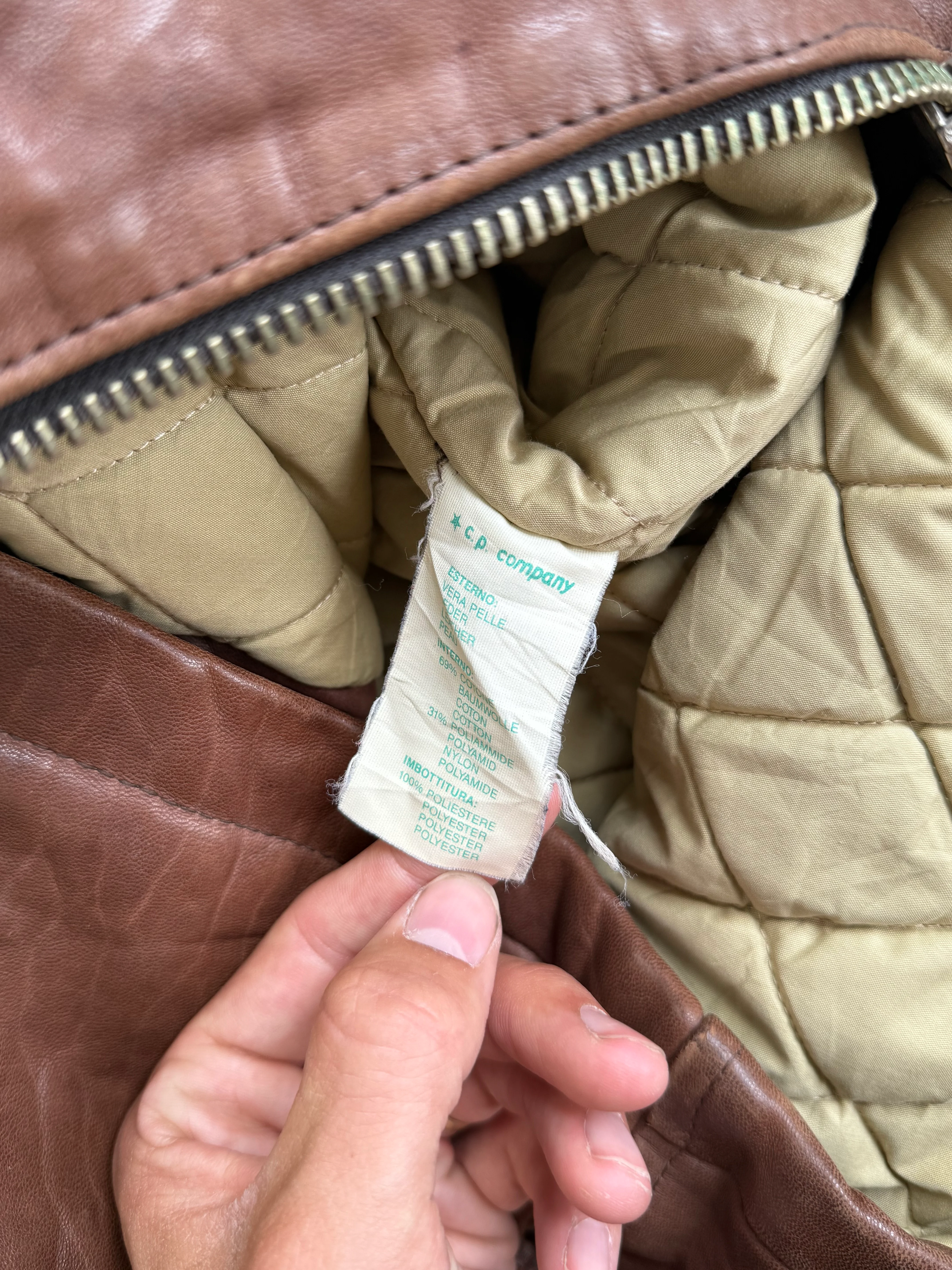 1980s Boneville Leather Chore Jacket with Wool Collar - Image 5