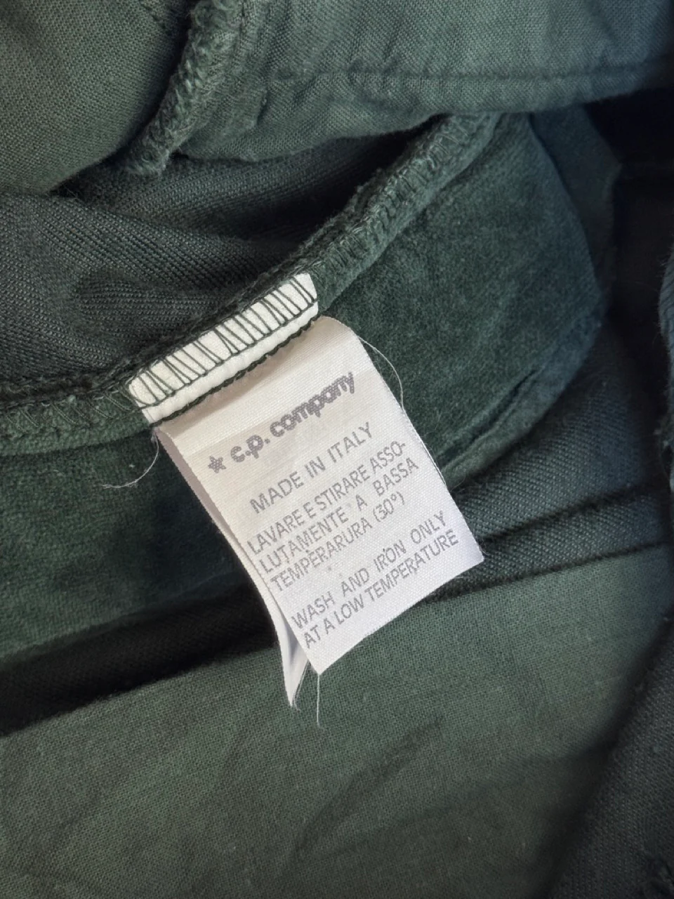 1990s C.P. Company Green Velour Trousers - Image 3