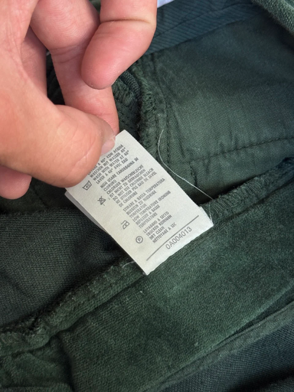 1990s C.P. Company Green Velour Trousers - Image 4