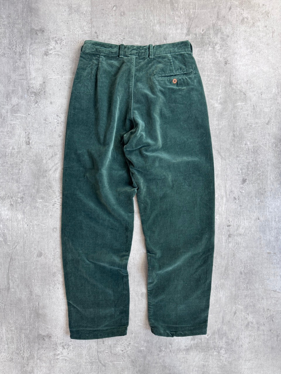 1990s C.P. Company Green Velour Trousers - Image 5