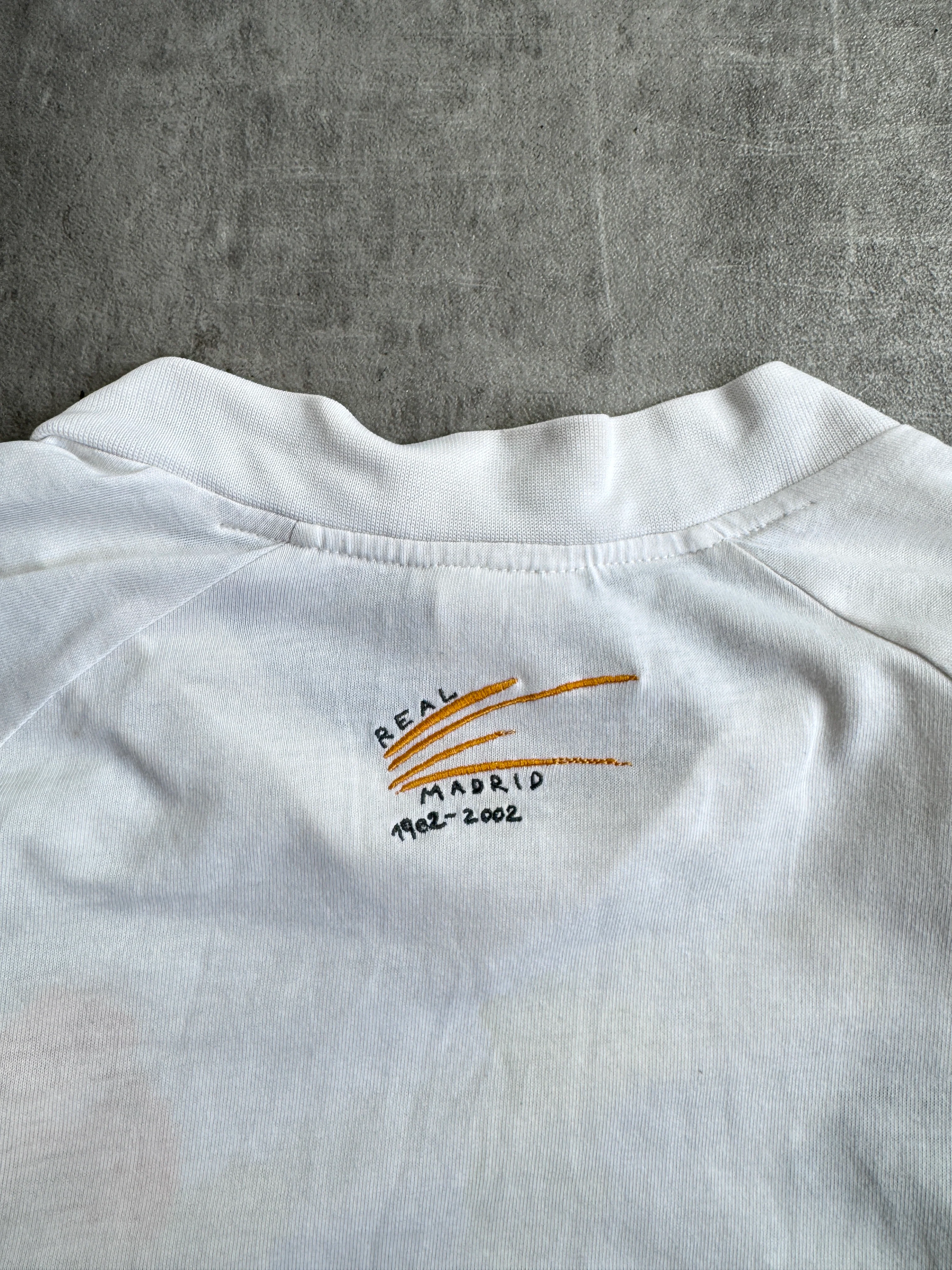 2001-02 Real Madrid Adidas Training Shirt - Image 4