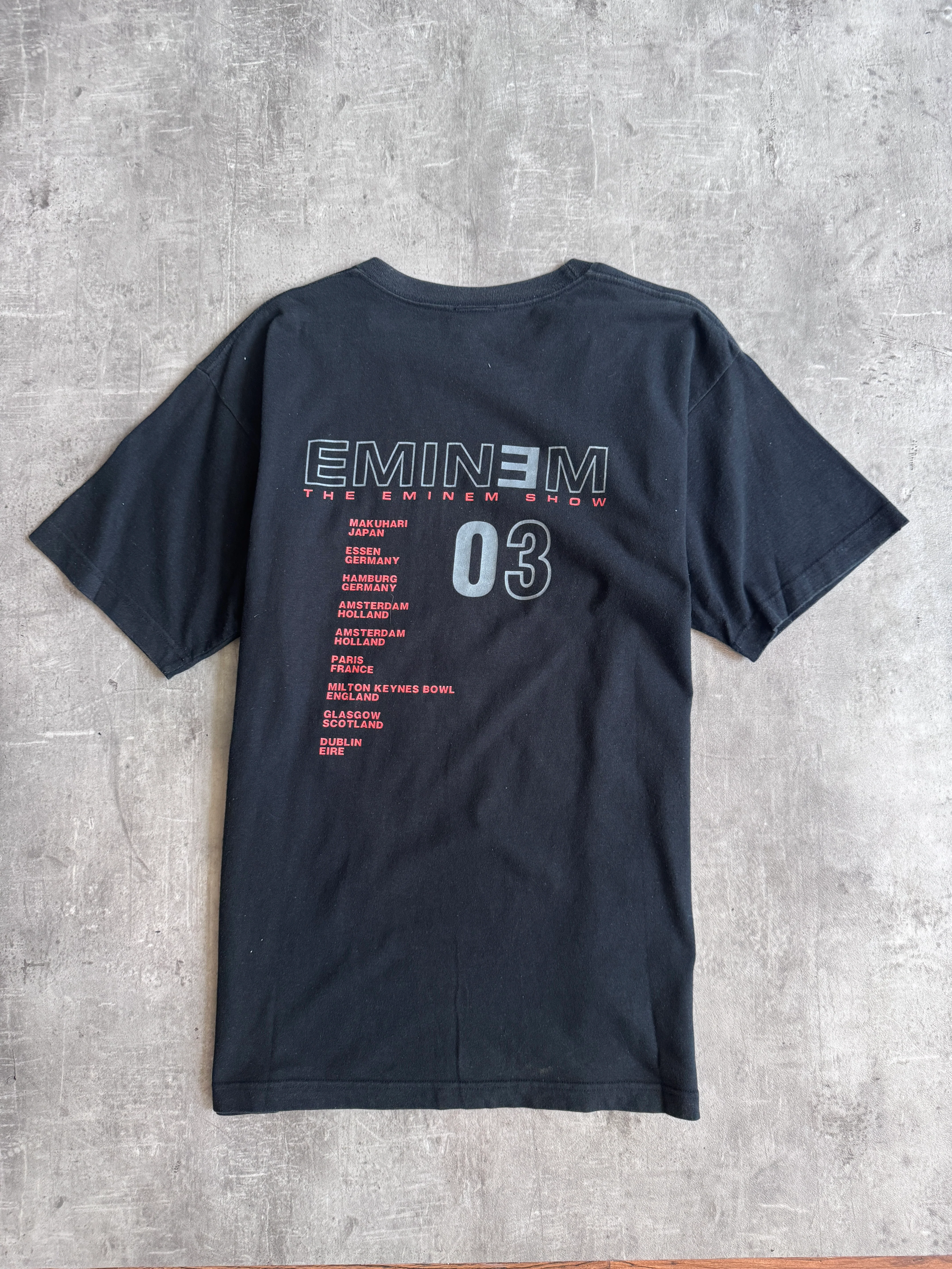 2002 Eminem "The Eminem Show" Black Graphic Tee - Image 3