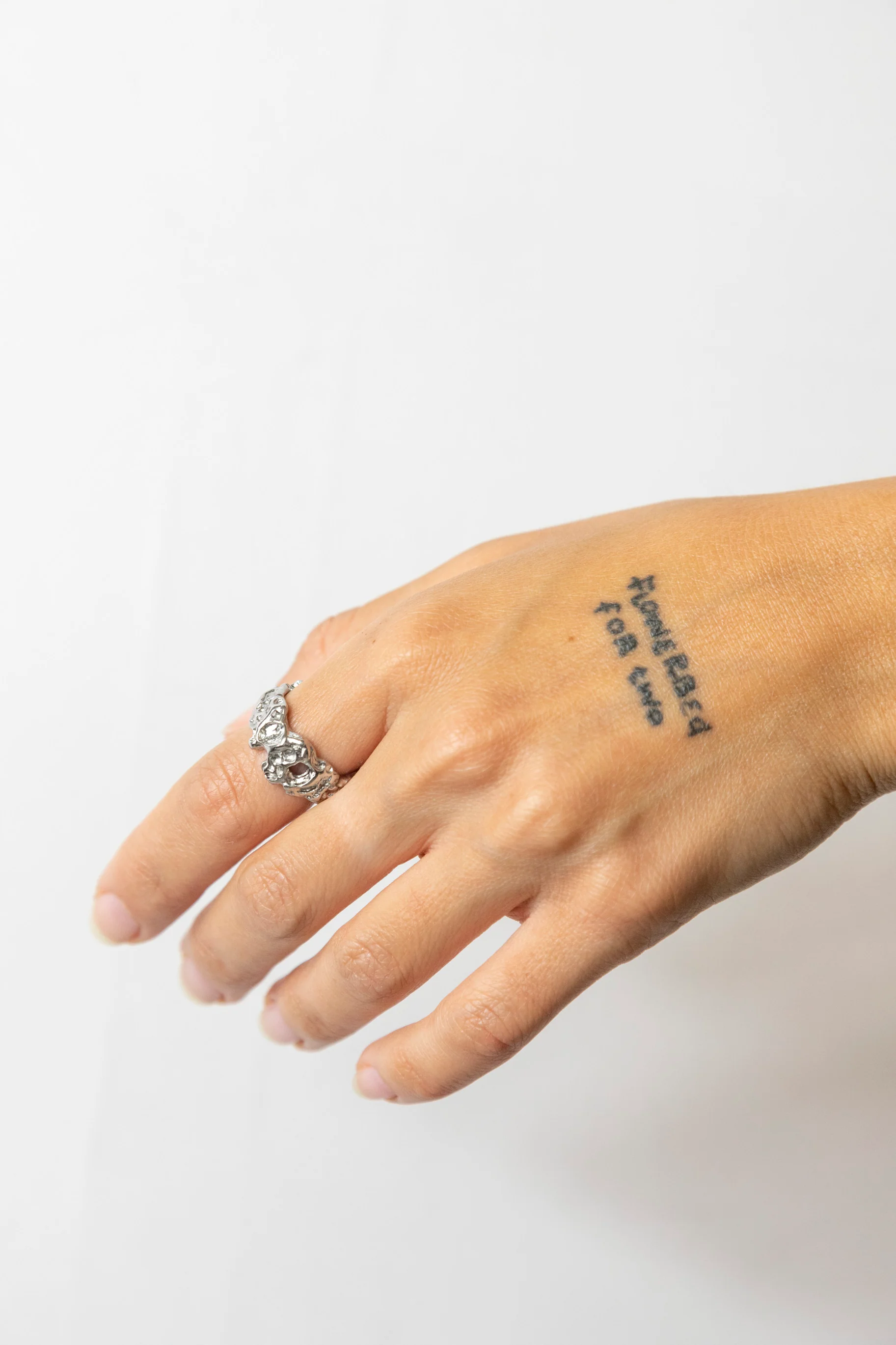 Silver Gloop Ring - Image 3