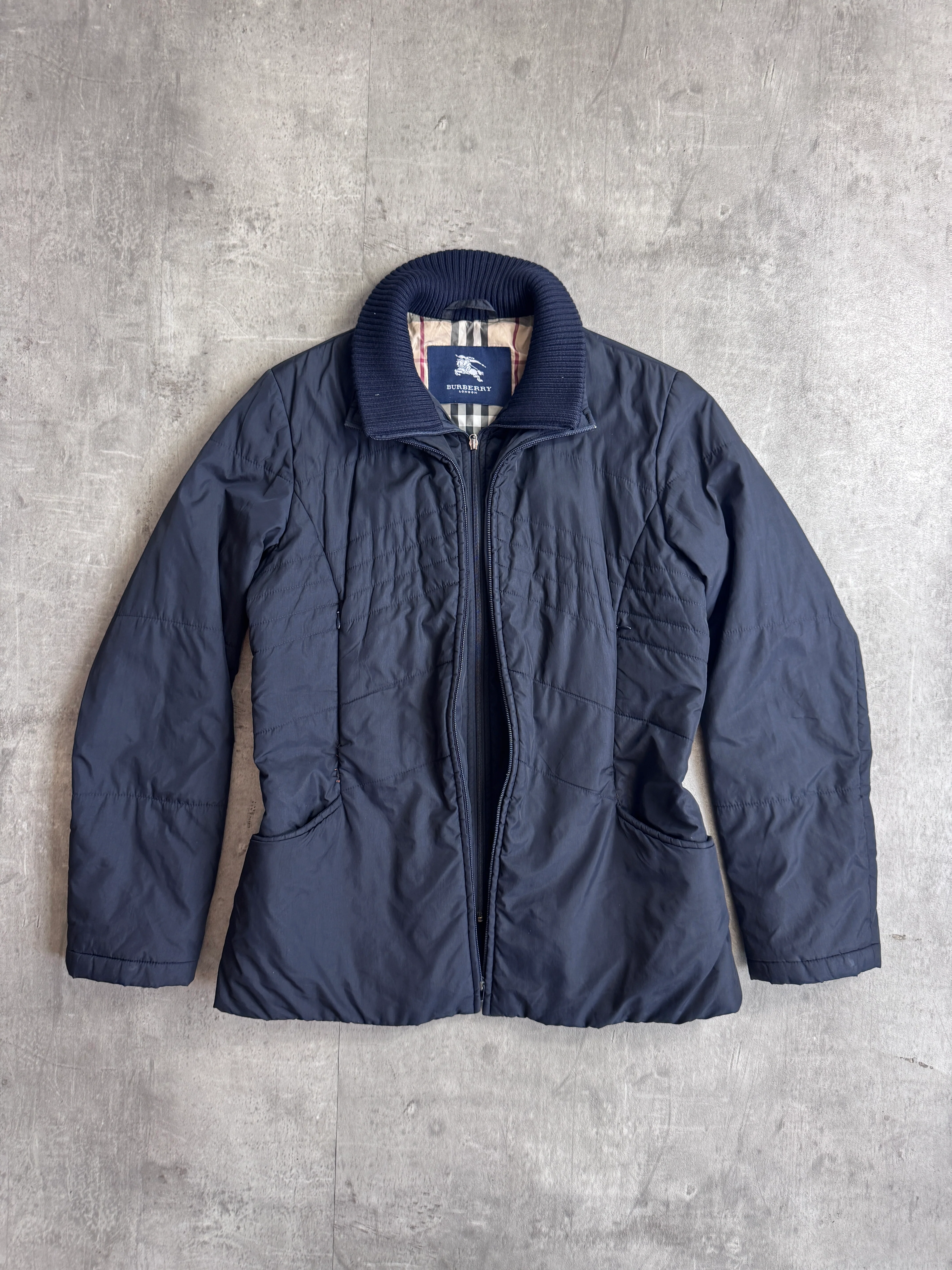 Burberry Double Layer Nova Check Lined Insulated Jacket - Image 4