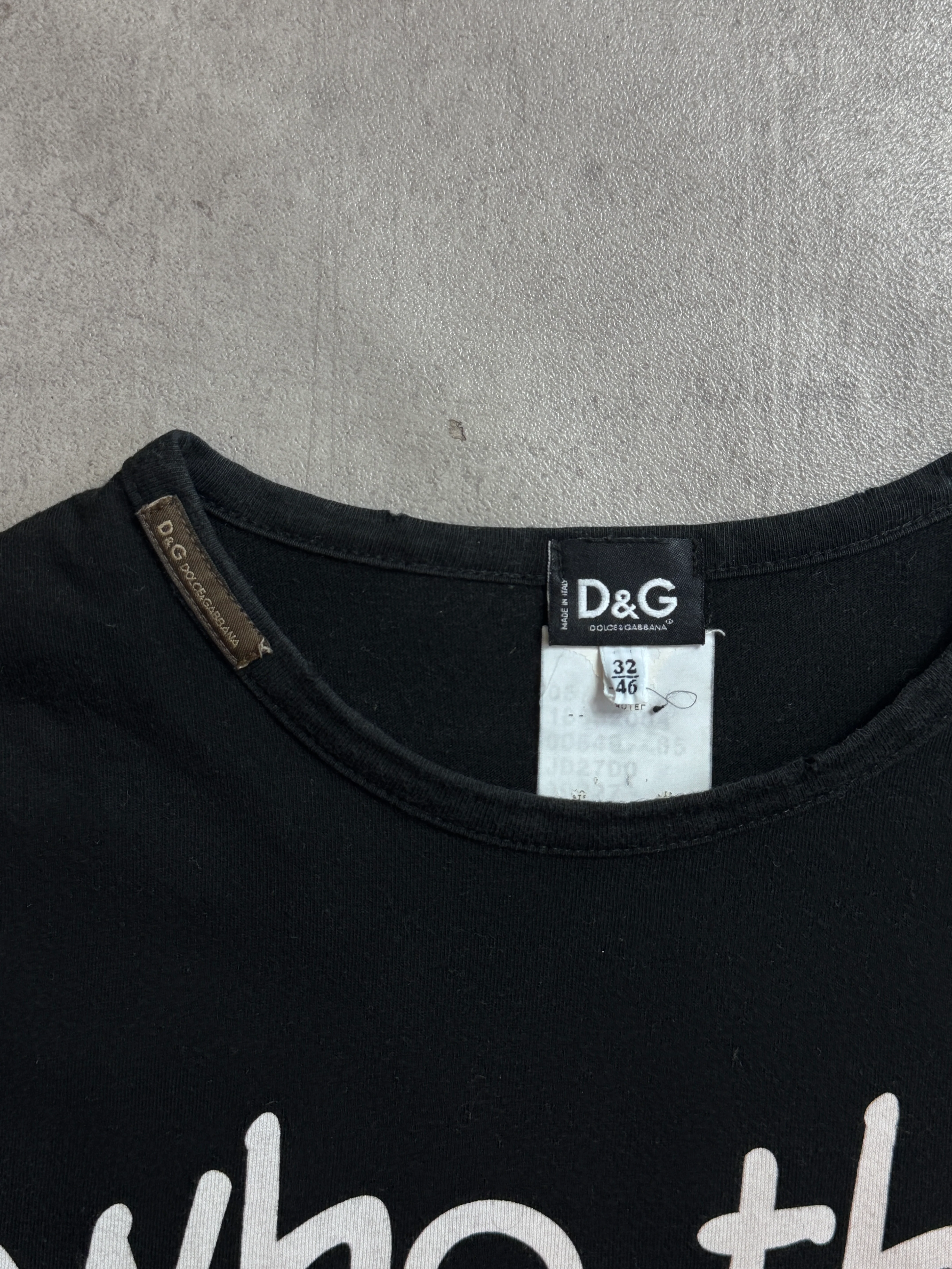 D&G "Who The F*CK Is D&G" Graphic Tee - Image 4