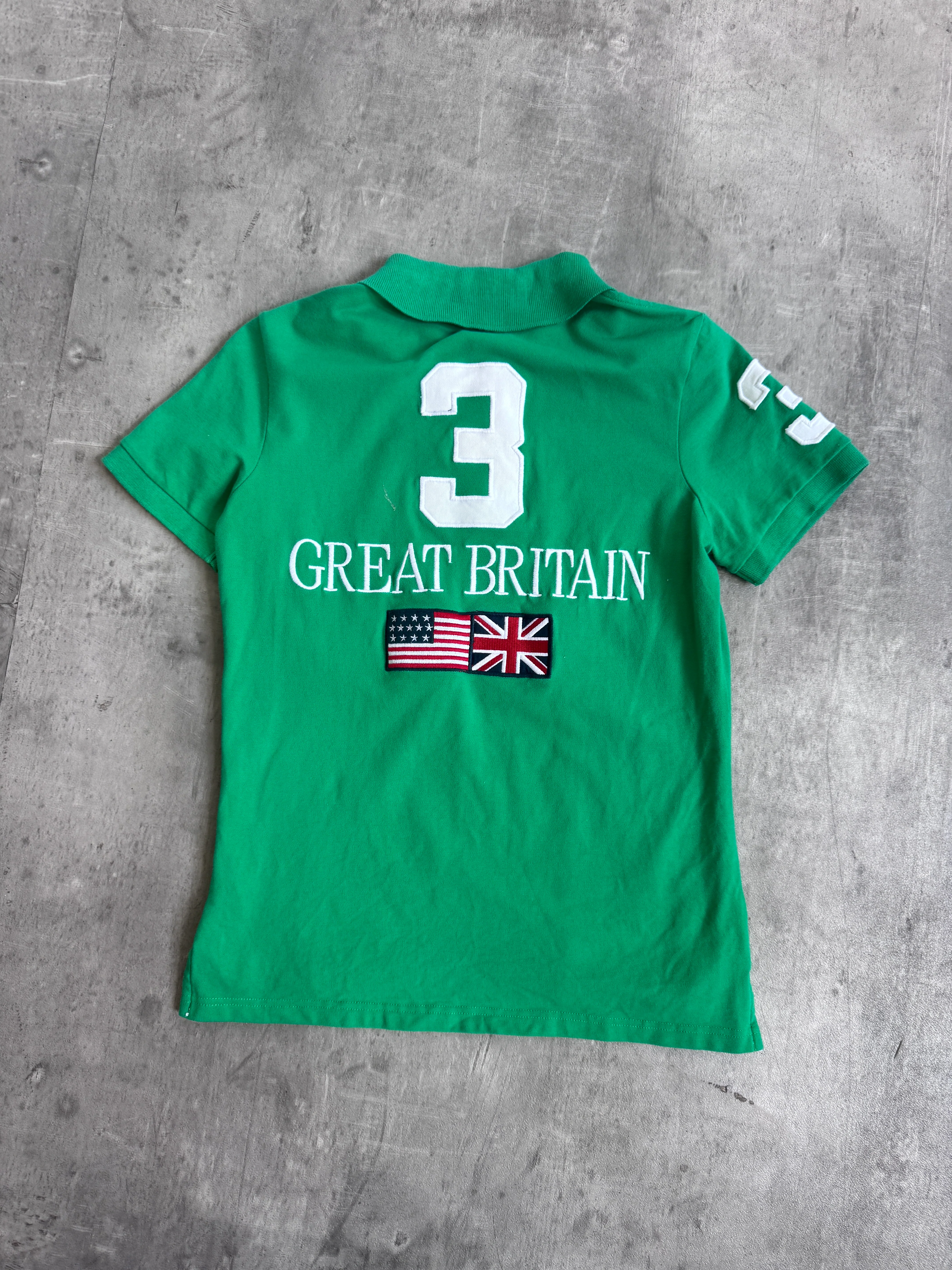 Ralph Lauren GB Green Polo Shirt - Image 3