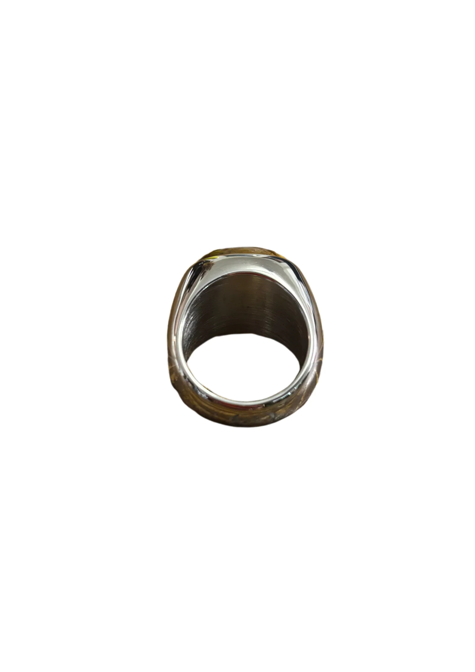 Silver Tiger Eye Ring - Image 3